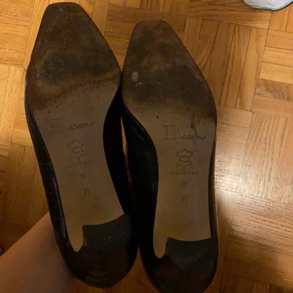 Vince Camuto Patent Leather Block Heels - Picture 5 of 9